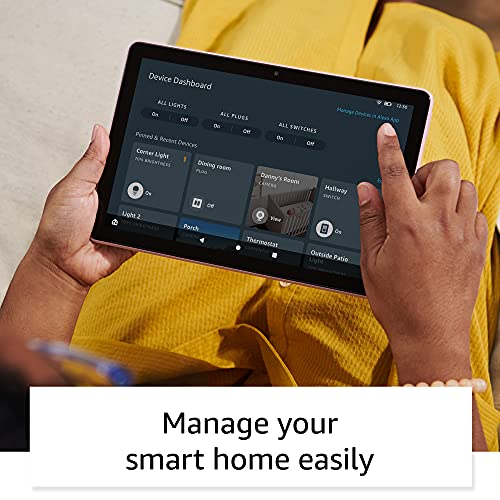 Amazon Fire HD 10 tablet | 10.1", 1080p Full HD, 32 GB, Lavender - with Ads