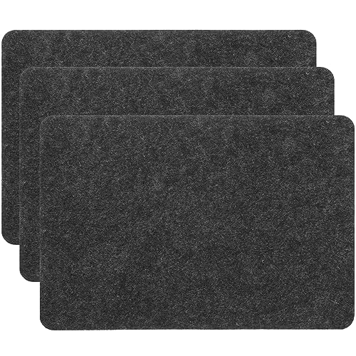 Heat Resistant Mat for Air Fryer, 3 Pcs Kitchen Countertop Heat Protector Mat, Non-Slip Kitchen Appliance Sliders, Compatible for Air Fryer Acces