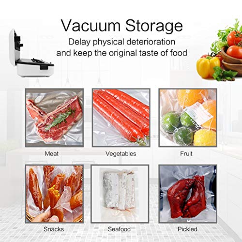 Diskary Vacuum Sealer Bags for Sous Vide Cooking, Vegetables and Meat Storage Plastic Bags, 20 x 30 cm (100 Bags)