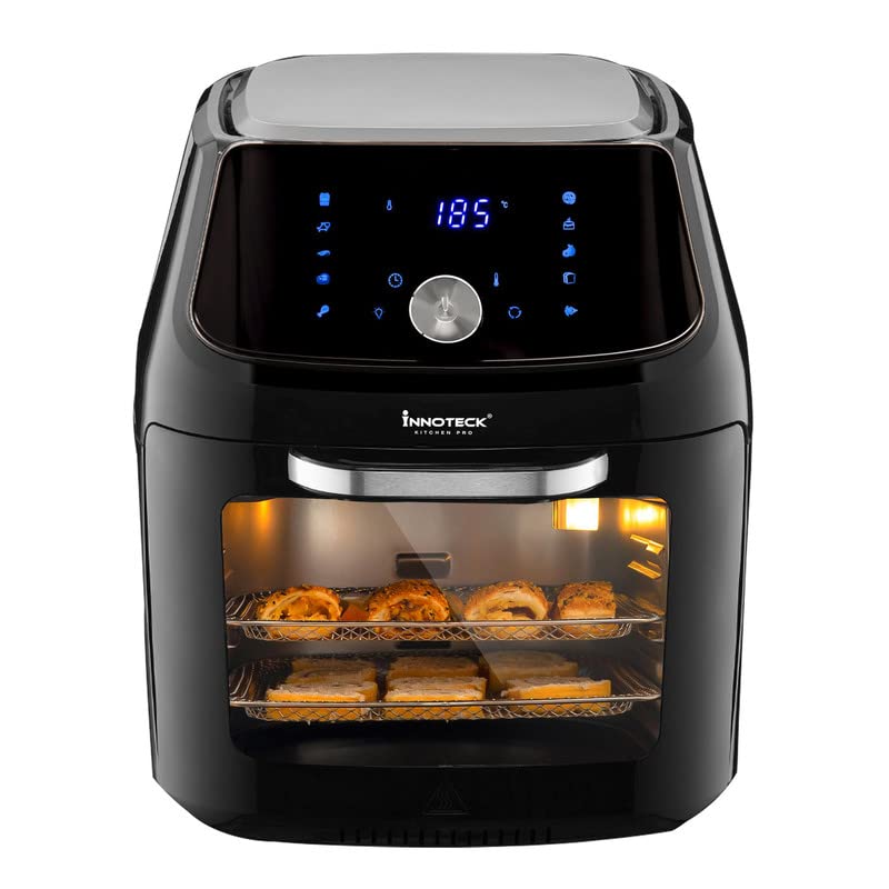 Innoteck Kitchen Pro 16L Digital Air Fryer Oven - With Rotisserie - Multi-Functions Smart Cooker - For Air Frying, Roast, Dehydrate, Bake, Reheat