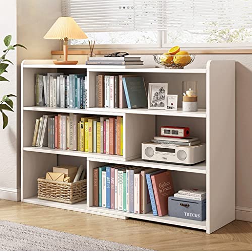 MJWDP Simple Bookshelf Shelf Wall Home Bedroom Storage Cabinet Office Study Bookcase Bookshelf Storage (Color : D, Size : 90cm)