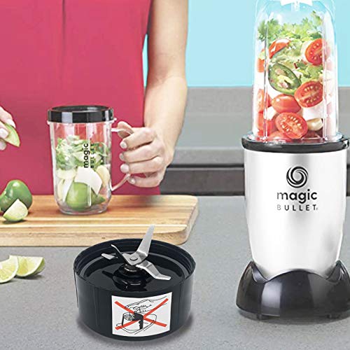 Cross Blades for The Original Magic Bullet Blender 200w and NutriBullet Magic Kitchen Express 250w MB1001 Series - with Mixer Blade Rubber Seal R