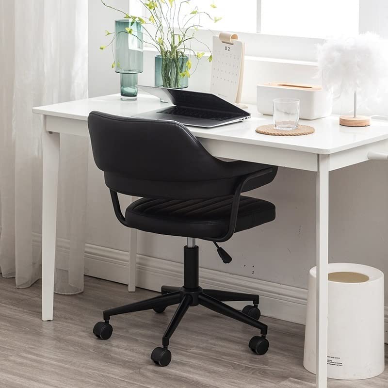 SLNFXC Home Computer Chair Comfortable Ergonomic Lift Swivel Office Chairs Student Meeting Chair (Color : Argento, Size : Talla �nica)