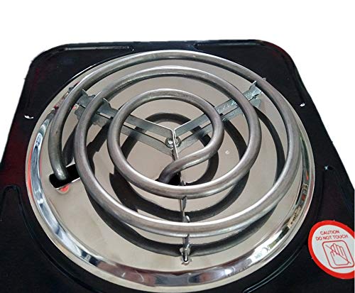 KitaBulb Coal Burner Electric Charcoal Starter Coconut Shells Lighter - 1000W Black for Water Pipe, Hookah, Shisha, BBQ - 3 PIN GB Plug