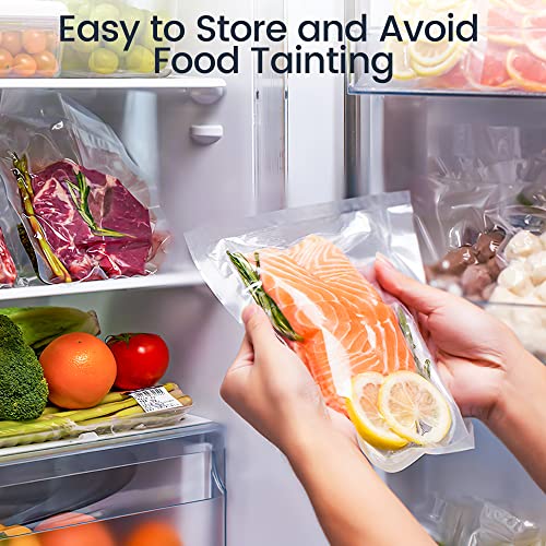 ALACRIS Vacuum Sealer Machine, Full Automatic Vacuum Food Sealer with Starter Kit, Built-in Cutter & Roll Bag Storage, 8-in-1 Vacuum Packer for D