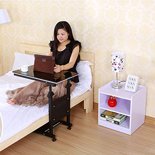 NXYJD Folding Computer Desk, Height-Adjustable, Space-Saving Home Office Desk Working Table