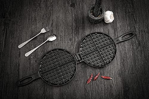 HAWOK Cast Iron Waffle Iron Waffle Maker