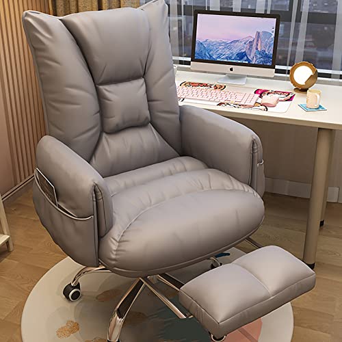 office chair gaming chair computer chair Ergonomic Office Chair,Executive Computer Chair with Padded Armrest and Footrest, Swivel Desk Chair Adju