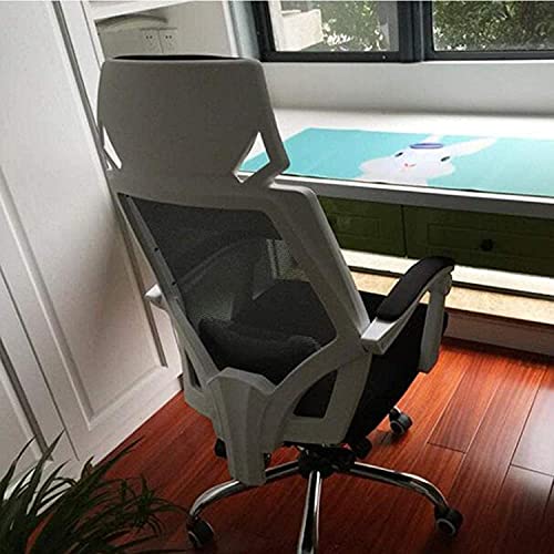 MU Office Chair Home Computer Chair, Adjustable Swivel Chair Office Chair Backrest Lift Armrest Black