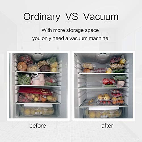 Diskary Vacuum Sealer Bags for Sous Vide Cooking, Vegetables and Meat Storage Plastic Bags, 20 x 30 cm (100 Bags)