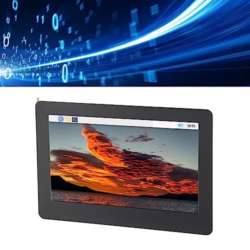 Airshi DSI QLED Display, 4.3 Inch 160 Degree IPS QLED Visual Backlit Dimmable Touch Screen for Motherboard