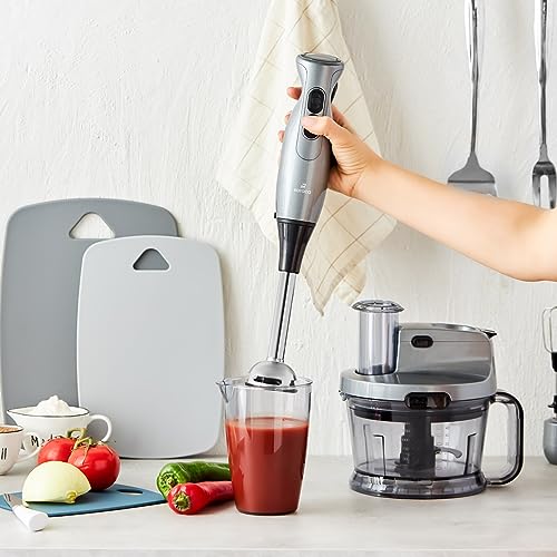 Karaca Pro-Multimax Food Processor, 2000W, Food Chopper, Blender, Mixer, Ice Crushing, Nonslip Stand, Large Capacity, Cake Mixer, Chopping, Whisk