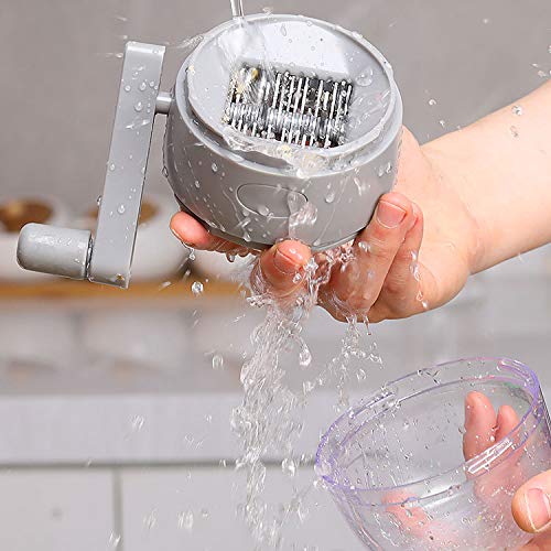 Hosoncovy Manual Nut Grinder with Hand Crank Nut Chopper Peanut Grinder Dried Fruit Crusher for Different Nuts for Baking for Kitchen