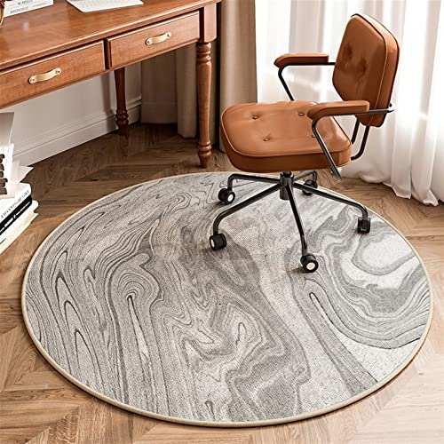 Liveinu Round Office Chair Mat for Hardwood & Tile Floor, Computer Chair Mat, Desk Chair Mat, Anti-Slip Floor Protector for Home Office, green, d