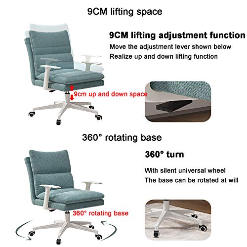 office chair gaming chair computer chair Ergonomic Computer Chair with Thick Padding Backrest,Executive Home Office Chair,Big and Tall Upholstere