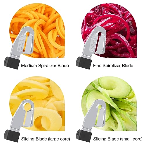 Bestand Spiralizer Attachment Compatible with KitchenAid Stand Mixer, Comes with Peel, Core and Slice, Vegetable Slicer (Not KitchenAid Brand Spi