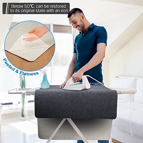 Office Chair Mat for Hardwood Floor, 55" × 35" Office Gaming Computer Desk Chair Mat, Dirt Resistant & Easy to Clean Dark Gray