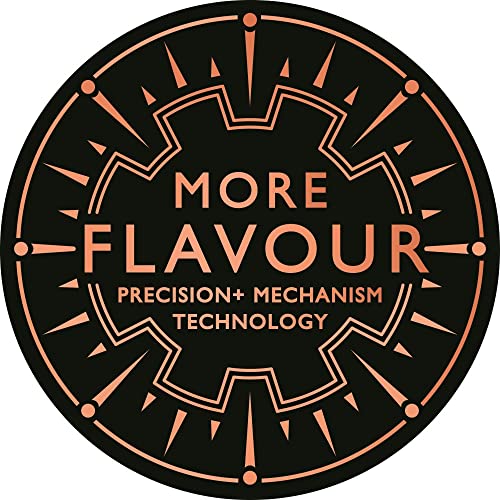 Cole & Mason H33502P Cube Clear Salt Mill, Precision+, Acrylic, 145 mm, Single, Includes 1 x Salt Grinder