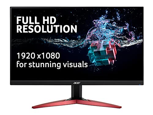 Acer KG241YAbii 23.8 Inch Full HD Gaming Monitor (VA Panel, FreeSync, 75Hz, 1ms, HDMI, VGA, Black)