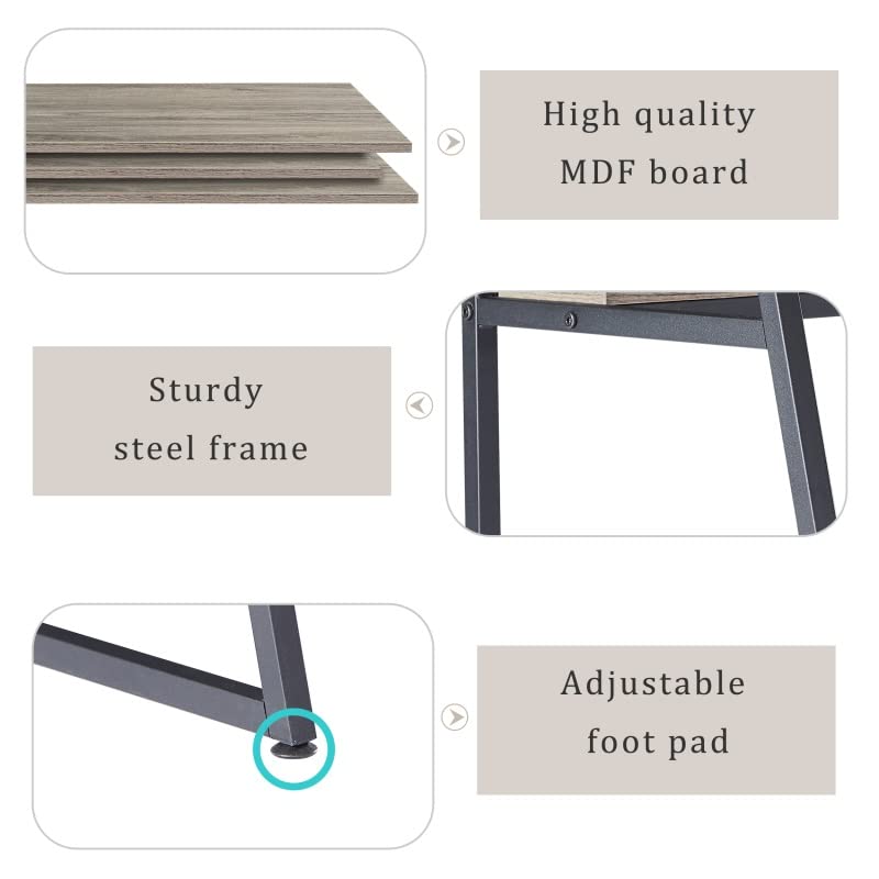 N/A Office Duo Desk Antique Writing Desk Workstation With Open Shelves And Storage Shelves (Color : A)