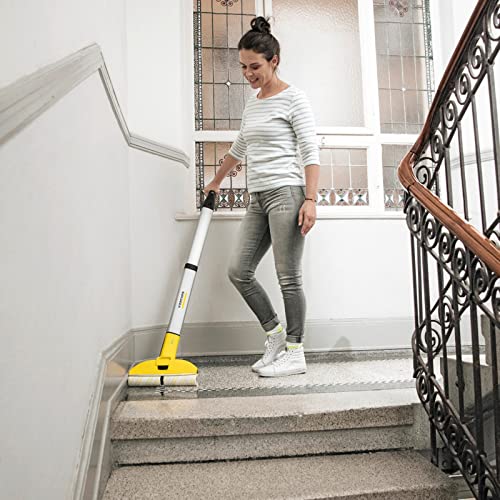 Kärcher Stone roller set for all Kärcher FC and EWM 2 (2-part, washable, lint-free, machine washable at 60 °C, for hard-wearing hard floors, ston