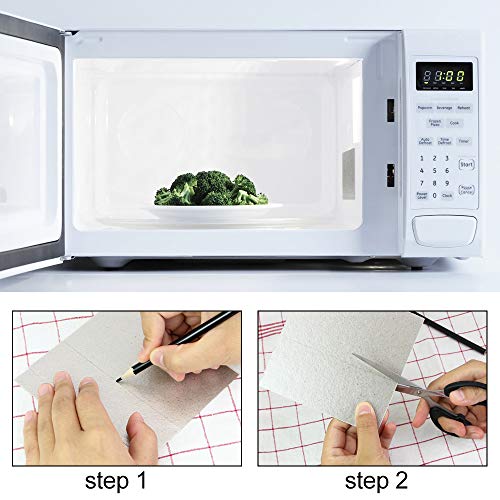 BUZIFU 5 Pcs Microwave Oven Mica Plate Sheet Waveguide Cover Universal Mica Foil Microwave Mica Sheet Mica Plate Microwave Oven Repairing Part fo