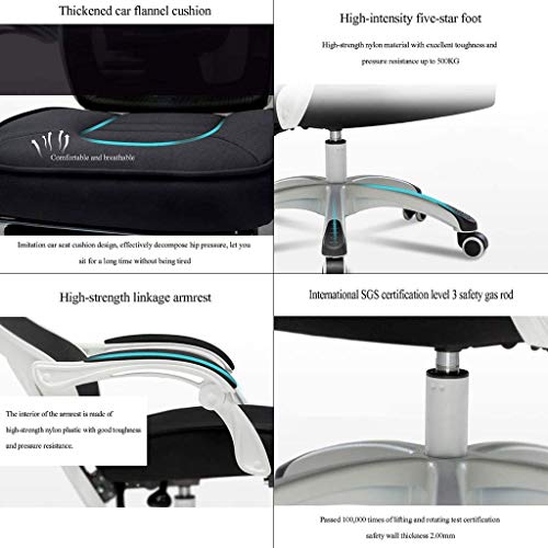 N/A Ergonomic Office Chair with Breathable Mesh Seat with Adjustable Seat Height and Back Recline Desk and Task Chair with Firm Arm Rests