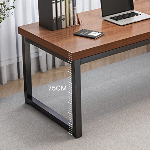SDFGH Office desk office table home desktop computer desk workbench without chair (Color : D, Size : 140CM)