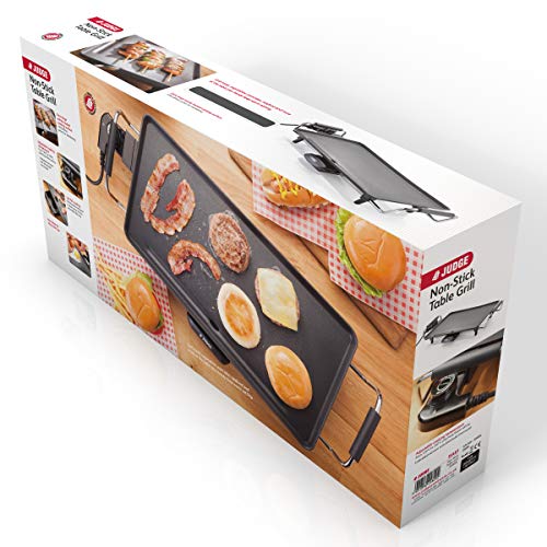 Judge JEA81 Electric Table Top Grill Teppanyaki Hot Plate 43cm x 23cm 2000W - 2 Year Guarantee