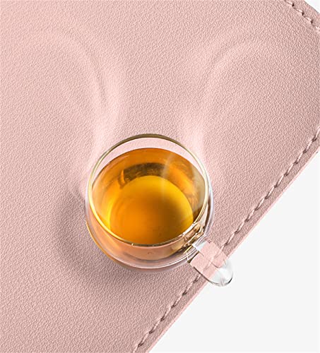 KLAYOVE Desk Mat, Multifunctional Mouse Mat, Office Mouse Mat, Laptop Desk Mat, Gaming Mouse Mat, PU Leather, Table Protection Mat for Office/Hom