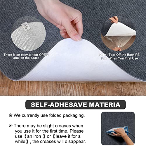 Office Chair Mat for Hardwood Floor, 55"x35" Computer Gaming Rolling Chair Mat Low-Pile Floor Protectors, Anti-Slip Computer Chair Mats for Home