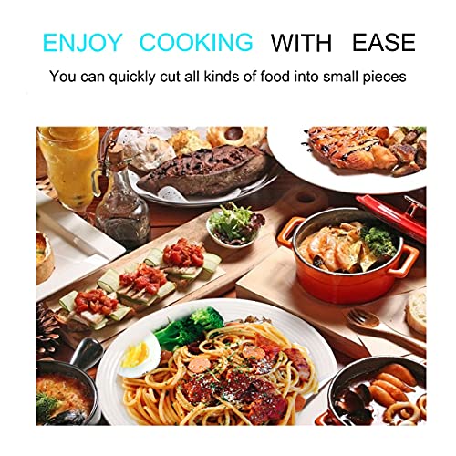 Manual Food Chopper Pull String,Hand Food Shredder with Stainless Steel Blades 500ml,Vegetable Chopper,Onion Cutter,Garlic chopper,Manual Food Pr