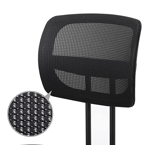 SpecStandard 858-B Office Chair with Adjustable Height, Breathable and Soft Seat Pad, 3D Mesh Back - Black/Grey