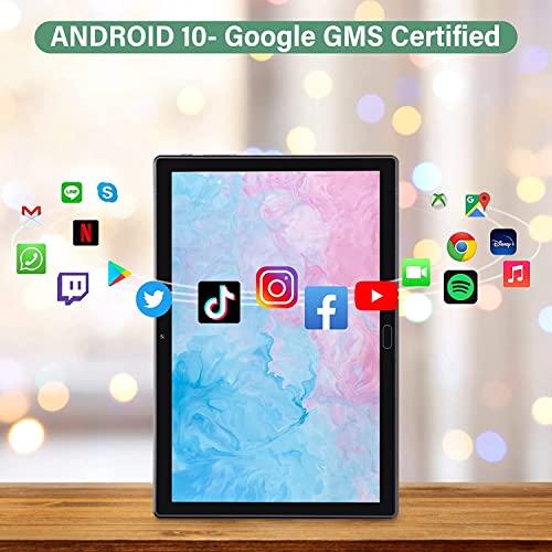 TPSPAD Tablet 10 Inch Android, Tablets HD Display with 2GB RAM 32GB ROM, 2MP+5MP Dual Camera, Quad Core Processor,WiFi, Bluetooth, 5000mAh Batter