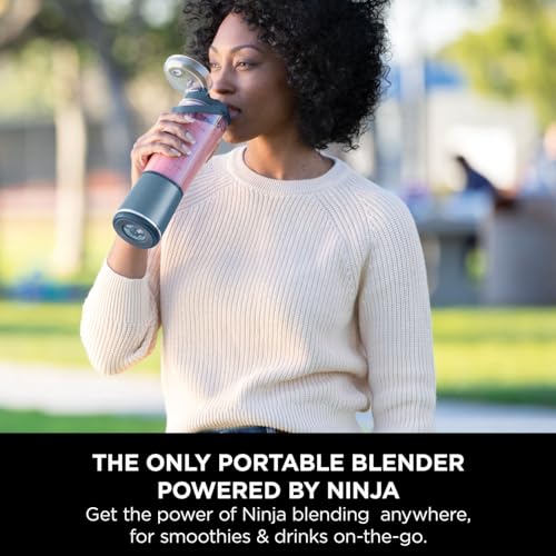 Ninja Blast Portable Blender, 530ml, Leakproof Lid & Sip Spout, Powerful Cordless Mini Blender, Rechargeable, Portable Smoothies, Protein Shakes,