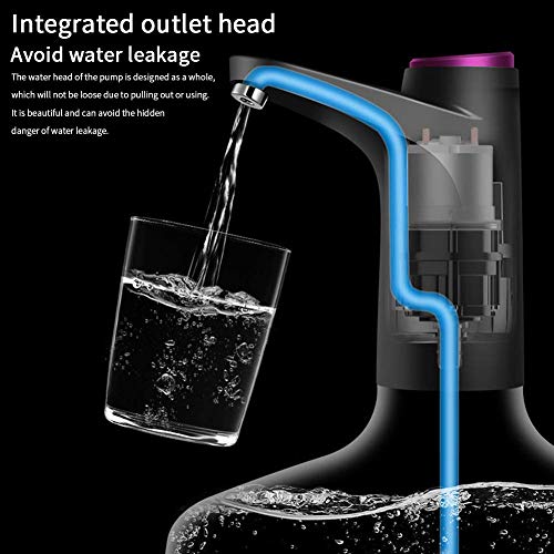 Electric Water Dispenser Pump,Water Bottle Pump Drinking Water Pump, USB Charging Bottled Water Pump, Automatic Water Pump, for Universal Bottle,