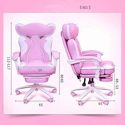 TJLSS Computer Chair Home Ergonomic Chair Swivel Chair Seat Back Reclining Office Chair Rotating Stool Backrest Home Lift (Color : Style 2)