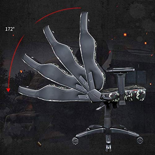 LZQDM Office Chair - E-sports Chair Pink Girl Live Lift Sports Game Chair Sedentary Not Tired Home Comfortable Student Computer Chair