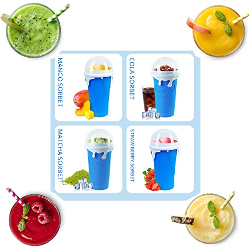 Slush Cup Magic Quick Frozen Slush Machine 500 ml, Slush Ice Cream Cup, Slushie Maker, Slushie Maker, Smoothie Cup, Frozen Slushy Cup, Slushy Cup