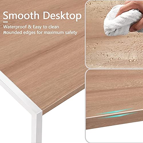 MJWDP Small Folding Study Writing desk for bedroom, portable Space Saving furniture,Collapsible, no assembly