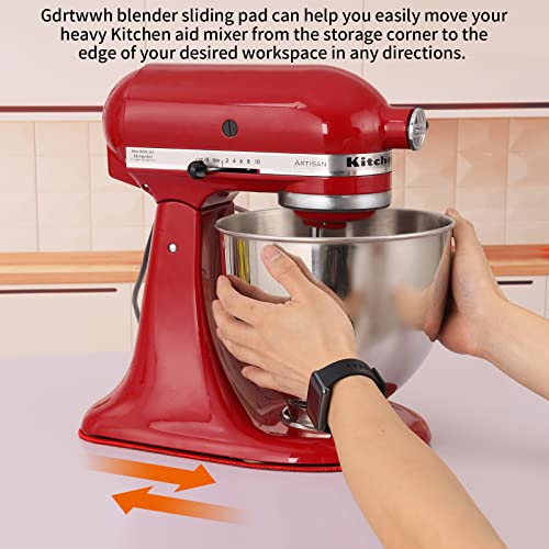 Mixer Sliding Mat for KitchenAid Stand Mixer, Gdrtwwh Mixer Mover Mat Kitchen Appliance Mats Compatible with KitchenAid 6.5-8 Qt Bowl Lift Stand