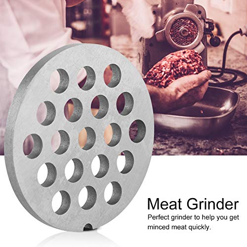 Garosa Meat Grinder Knife Stainless Steel Mincer Plate Disc Knife with Holes Professional Replacement Accessories for Grinders Mincers(7.5mm)