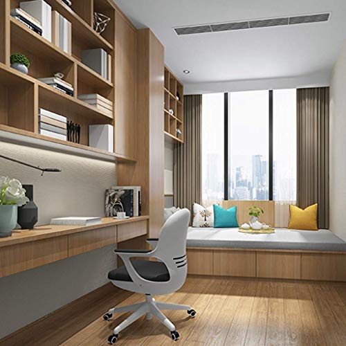 Mu Computer Chair,Home Student Study Writing Chair Backrest Eggshell Office Chair Applicable 120~180Cm Height 60~75Cm Table Height,White,60 * 60