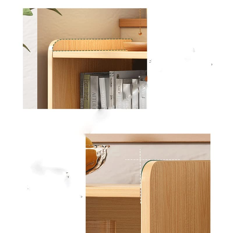 MJWDP Simple Bookshelf Shelf Wall Home Bedroom Storage Cabinet Office Study Bookcase Bookshelf Storage (Color : D, Size : 90cm)