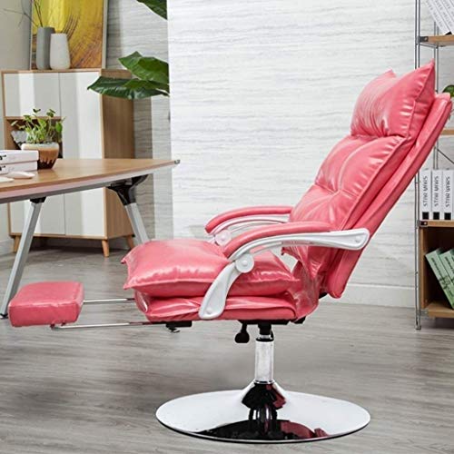 LZQDM High Back Office Chair Ergonomic Desk Chair PU Leather Computer Chair Task Rolling Swivel Stool Executive Chair with Lumbar Support for Hom