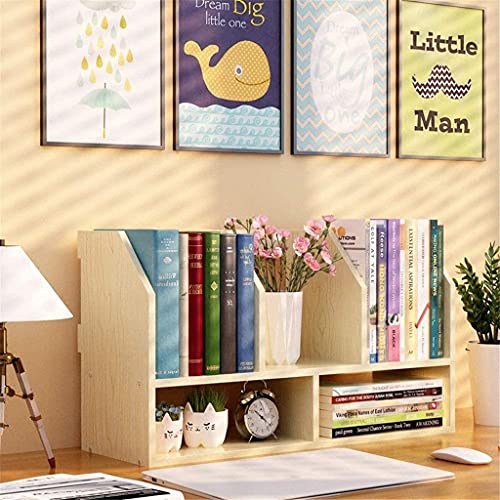 NXYJD Bookshelf, Floor Standing Tree Bookcase in Living Room/Home/Office, Bookshelves Storage Rack for CDs/Movies/Books