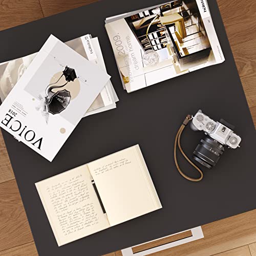 Rovaurx Office File Cabinet with 2 Drawers, Rolling Filing Cabinet, Mobile Cabinet, 5 Wheels, Suspended Folder, A4 and Letter Sized Documents, Bl