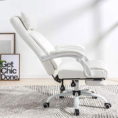 NXYJD Office Racing Gamer Chairs Computer Gaming Chairs Ergonomic Home Office Adjustable Lifting Swivel Armchair with Footrest