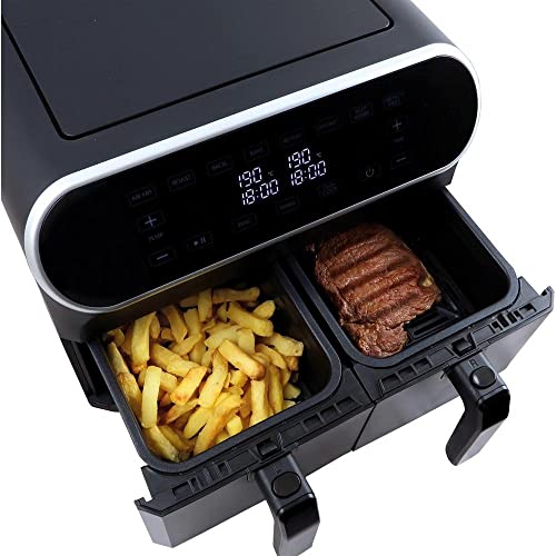 Statesman SKAF08017BK Digital Dual Zone Air Fryer Black