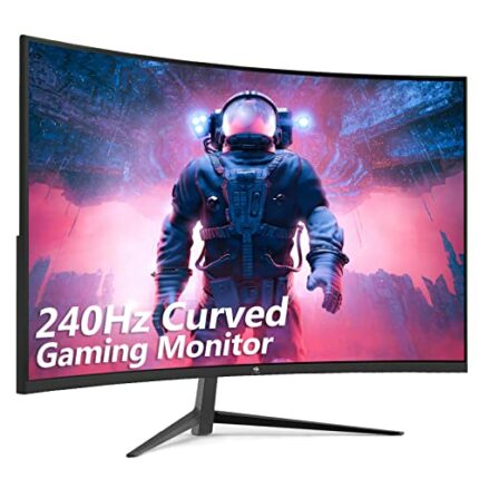 Z-Edge 32 Inch Curved Gaming Monitor 240Hz 1ms MPRT Full HD 16:9 Curved Screen Frameless LED Monitor, Ultra-Thin Bezel, FreeSync, DisplayPort & H